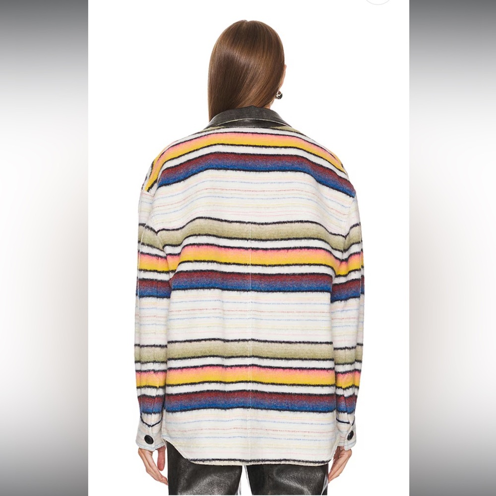 Isabel Marant Etoile Dayvi Overshirt / Jacket in Multicolor Size  XS (34) - Picture 4 of 4
